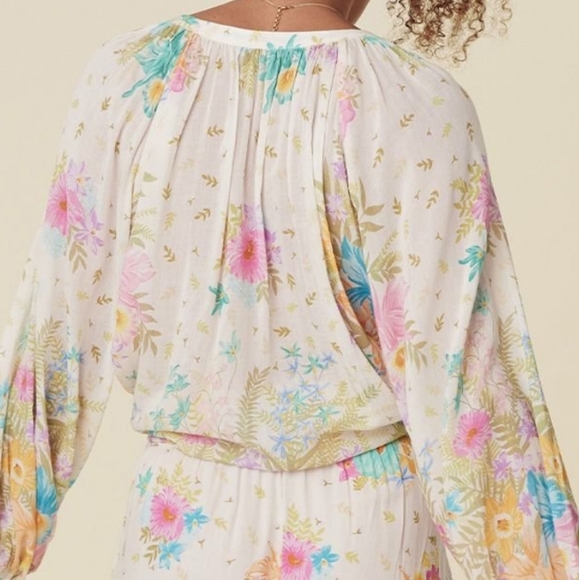 NWT Spell Lei Lei Blouse Cream Size XXS - Picture 2 of 6